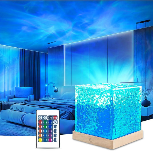 Lámpara OceanWave 3D — Lleva el Océano y las Auroras a tu Habitación